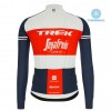 Tenue Cycliste Manches Longues et Collant à Bretelles 2020 Trek-Segafredo Hiver Thermal Fleece N001
